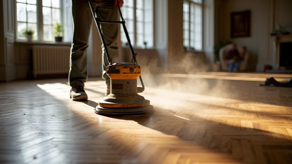 our parquet sanding services