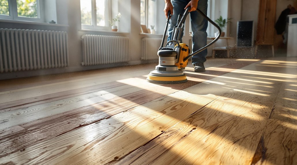 professional floor sanding g vle