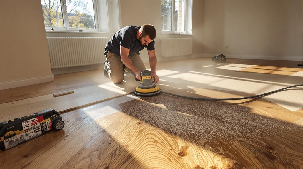 professional floor sanding ume
