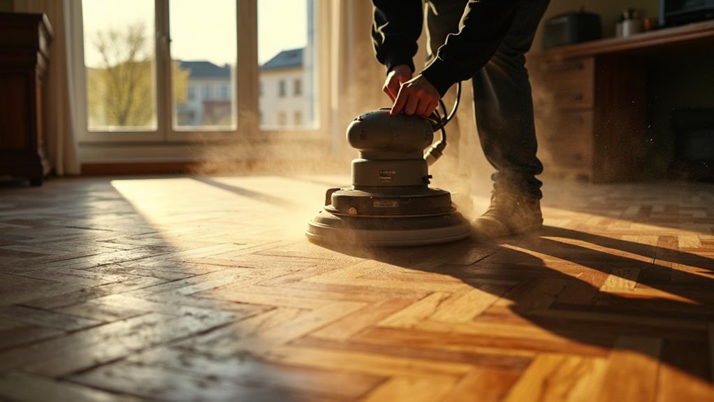 professional parquet sanding service