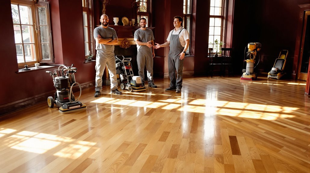 satisfied customers meet team