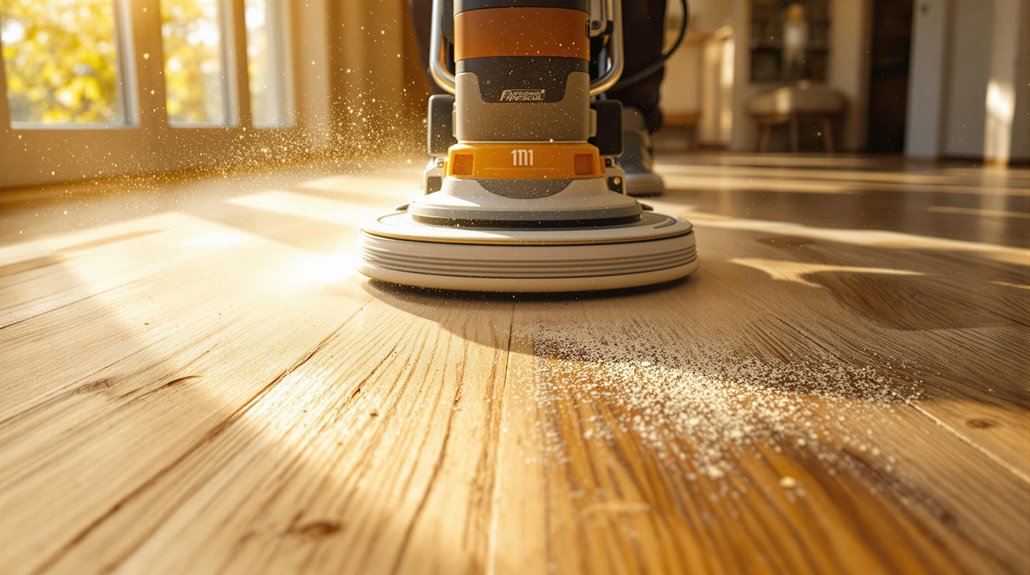 step by step floor sanding