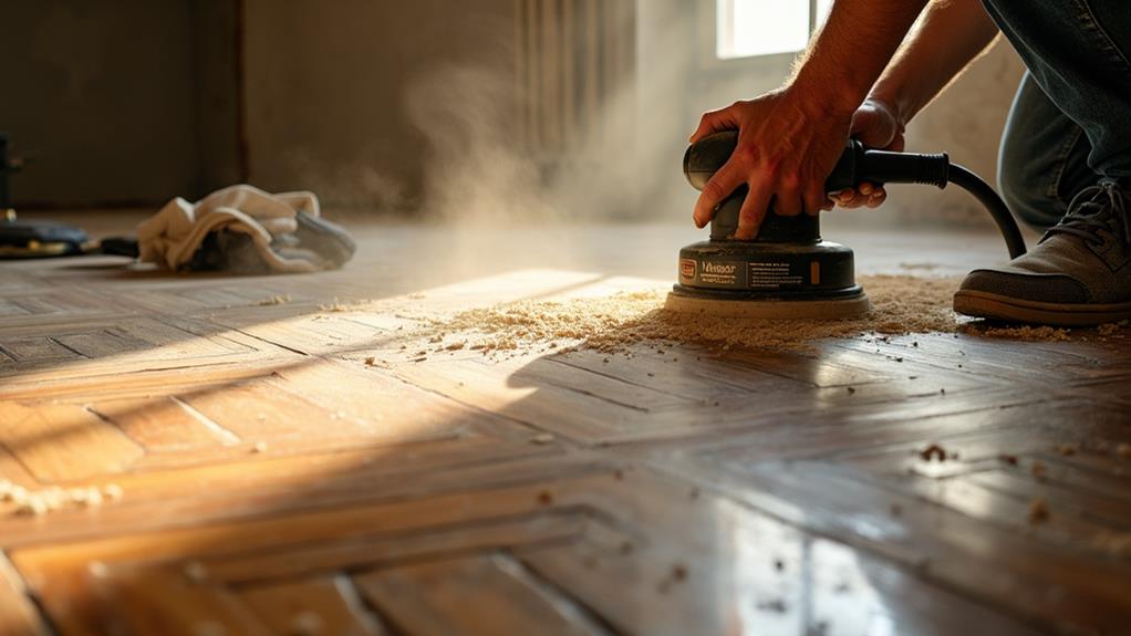 step by step guide to perfect parquet floor sanding
