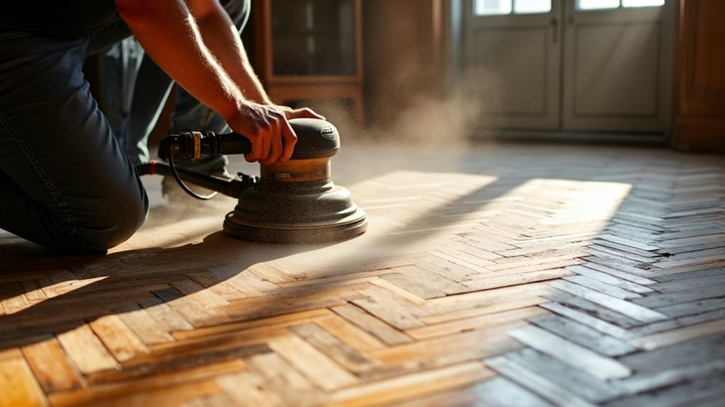 step by step guide to perfect parquet floor sanding